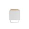 Manhattan Comfort Winston 53.14 TV Stand with 4 Shelves in White and Cinnamon 223951 - alternate 3